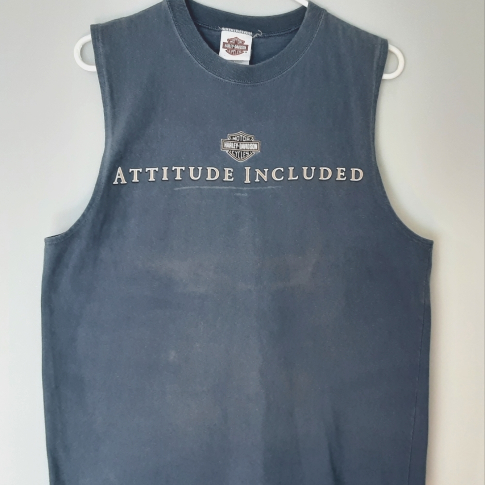 Harley Davison sleeveless T-shirt. US 129 Dragon Size M